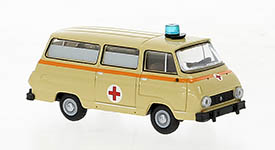 Brekina 30816 - H0 - Skoda 1203 Bus 2. Version 1969, Ambulanz
